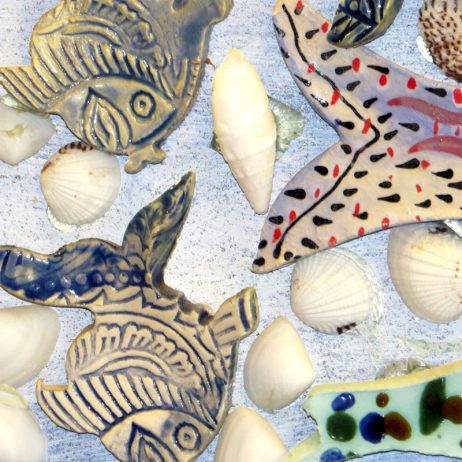 Fish from a ceramic image
