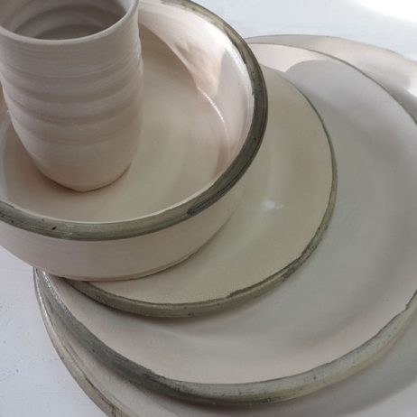White ceramic set