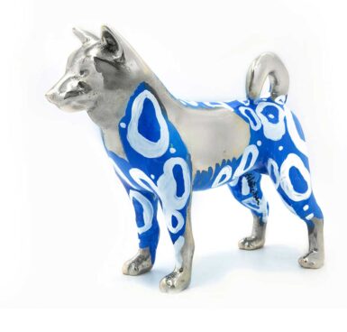 Bronze Dog Doge – Blue