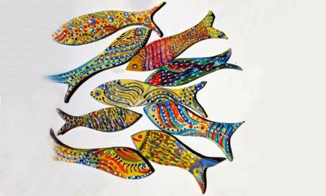 Iris Eshet Cohen gallery fish from ceramics